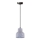 Lámpara colgante TERRAZZO 1xE27/60W/230V diá. 12 cm gris