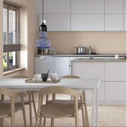 Lámpara colgante TERRAZZO 1xE27/60W/230V diá. 12 cm gris