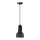 Lámpara colgante TERRAZZO 1xE27/60W/230V diá. 12 cm negro