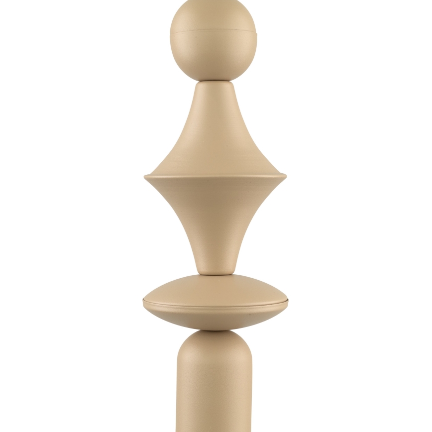 Lámpara colgante TOWER 1xE27/15W/230V beige