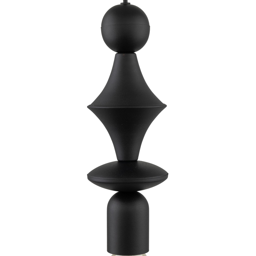 Lámpara colgante TOWER 1xE27/15W/230V negro