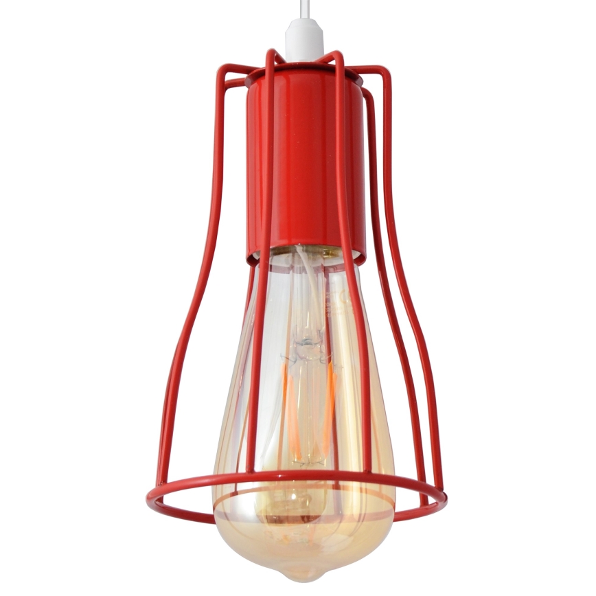 Lámpara colgante TUBE 5xE27/20W/230V araña