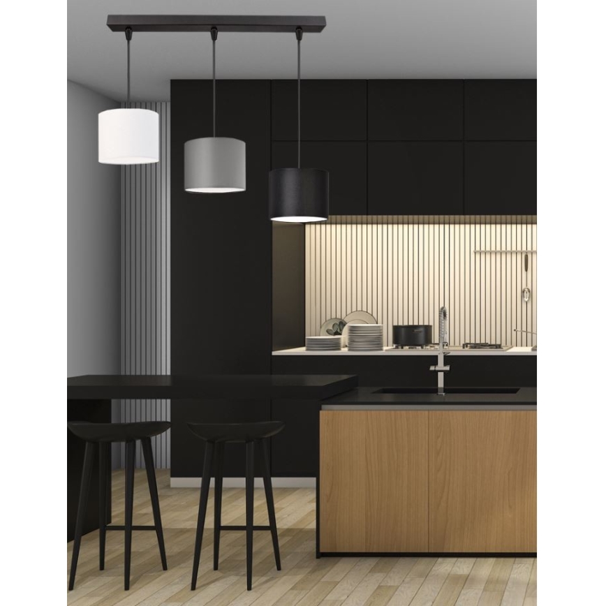 Lámpara colgante TUZ 3xE27/60W/230V