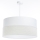 Lámpara colgante TWIST 1xE27/60W/230V blanco/color crema