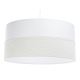 Lámpara colgante TWIST 1xE27/60W/230V blanco/color crema