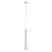 Lámpara colgante TWISTER 1xE27/60W/230V blanco