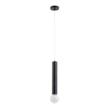 Lámpara colgante TWISTER 1xE27/60W/230V negro
