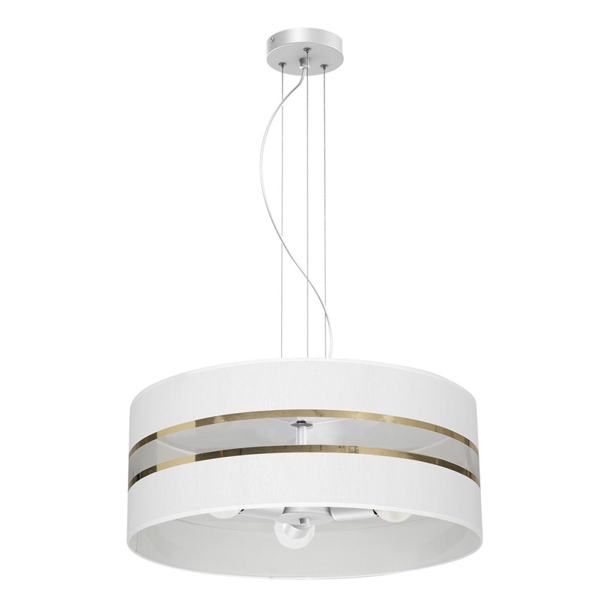 Lámpara colgante ULTIMO 3xE27/60W/230V blanco