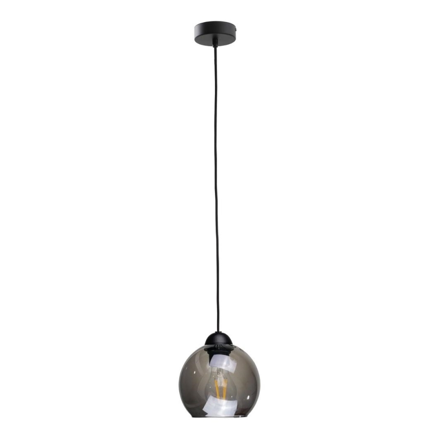 Lámpara colgante UNO 1xE27/60W/230V negro/ahumado