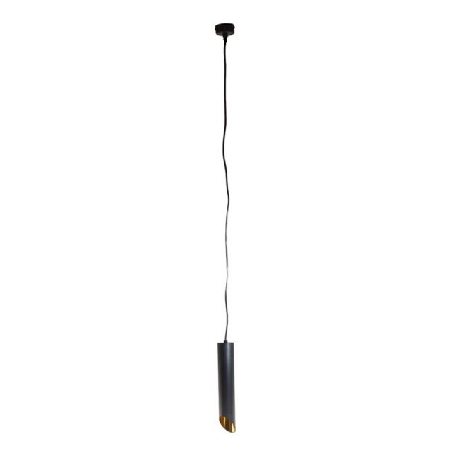 Lámpara colgante VALDA 1xGU10/30W/230V 132 cm negro