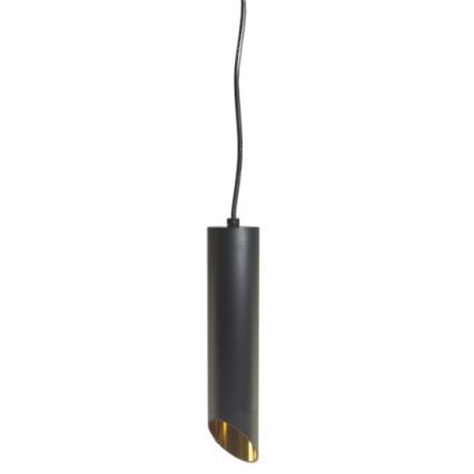 Lámpara colgante VALDA 1xGU10/60W/230V 132 cm negro