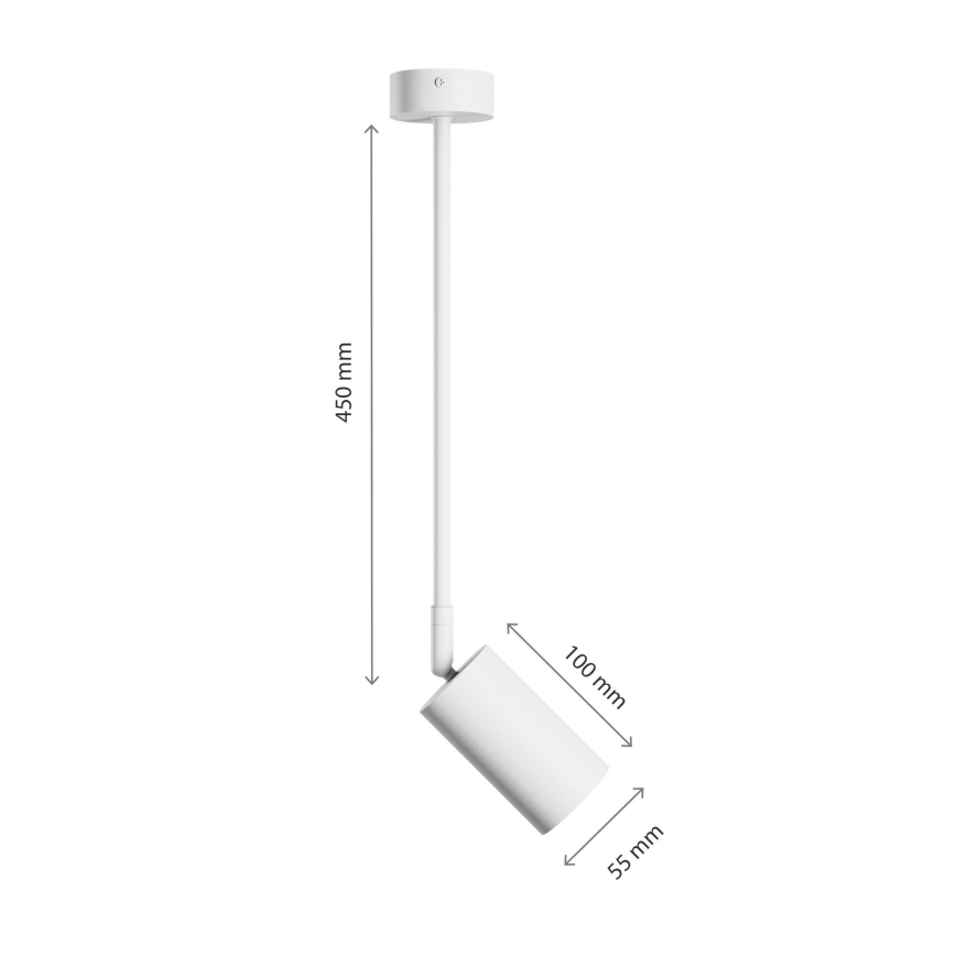 Lámpara colgante VARIOSA 1xGU10/10W/230V blanco