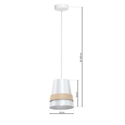 Lámpara colgante VENEZIA 1xE27/60W/230V