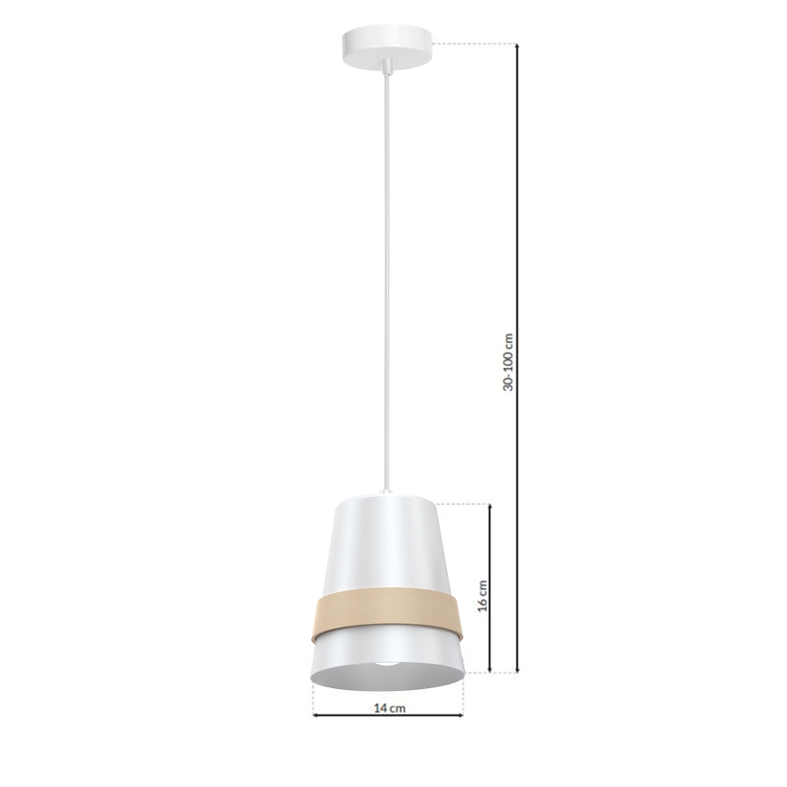 Lámpara colgante VENEZIA 1xE27/60W/230V