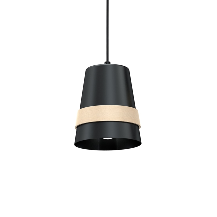 Lámpara colgante VENEZIA 3xE27/60W/230V negra