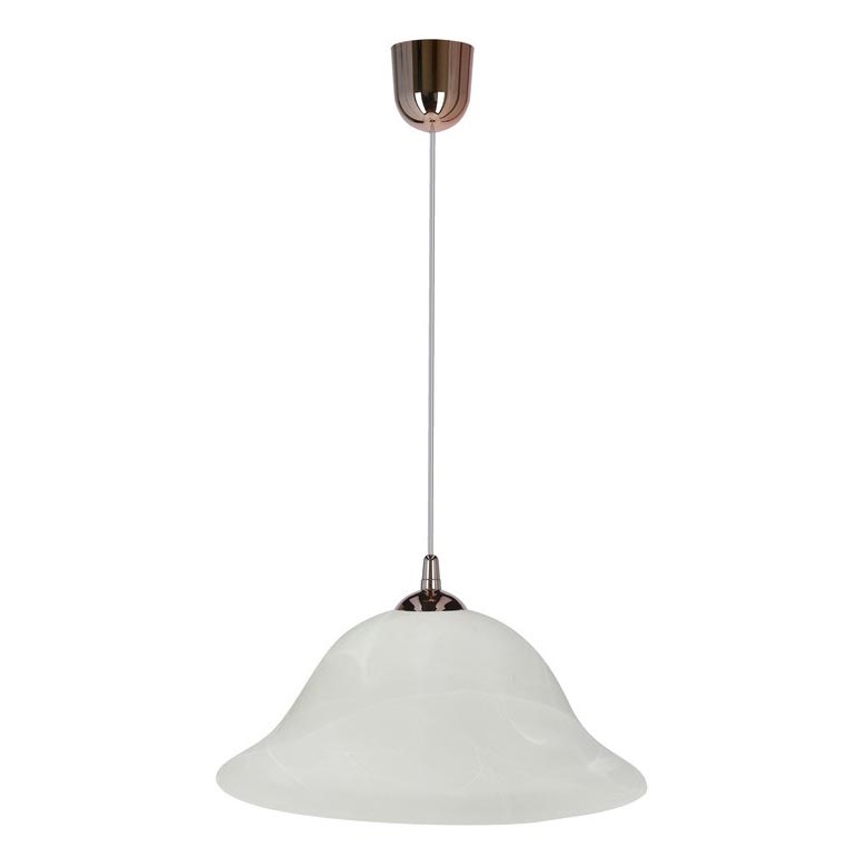 Lámpara colgante VERA 1xE27/60W/230V cobre/blanco