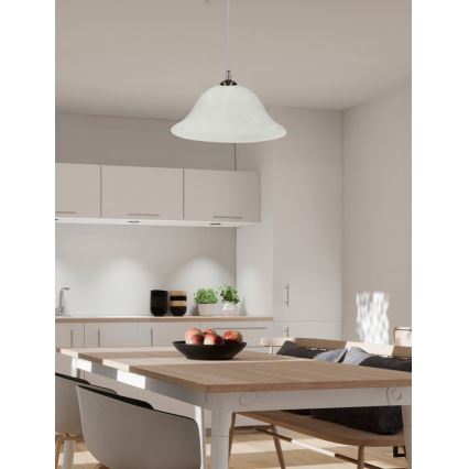 Lámpara colgante VERA 1xE27/60W/230V cobre/blanco