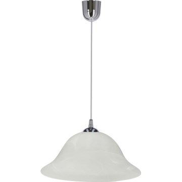 Lámpara colgante VERA 1xE27/60W/230V cromo brillante/blanco