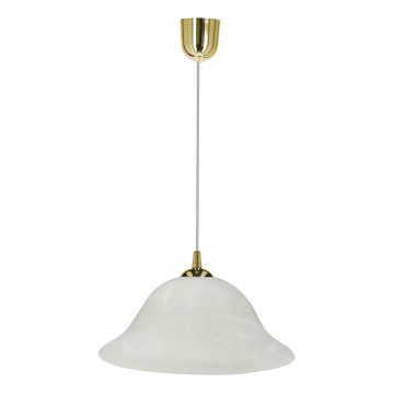 Lámpara colgante VERA 1xE27/60W/230V dorado/blanco