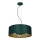 Lámpara colgante VERDE 3xE27/60W/230V verde
