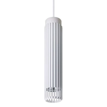 Lámpara colgante VERTICAL 1xGU10/8W/230V blanco