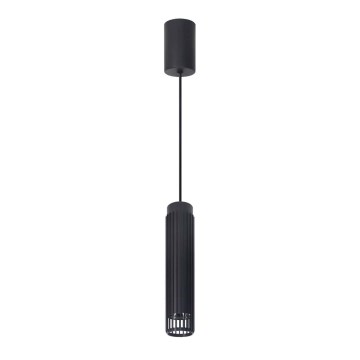 Lámpara colgante VERTICAL 1xGU10/8W/230V negro