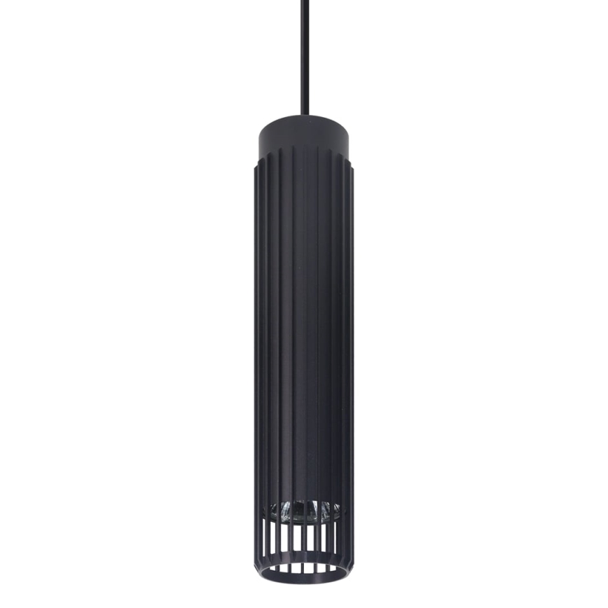 Lámpara colgante VERTICAL 1xGU10/8W/230V negro