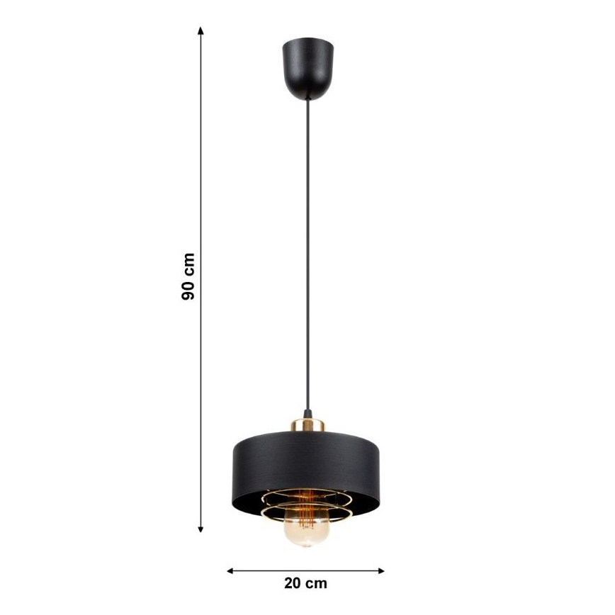 Lámpara colgante VEST 1xE27/60W/230V