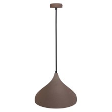 Lámpara colgante VIBORG 1xE27/40W/230V marrón
