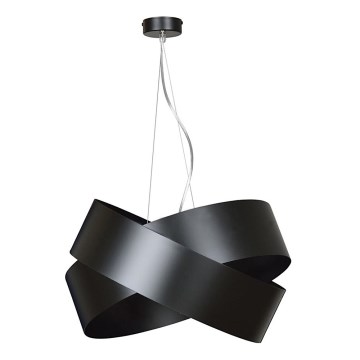 Lámpara colgante VIENO 3xE27/15W/230V negro