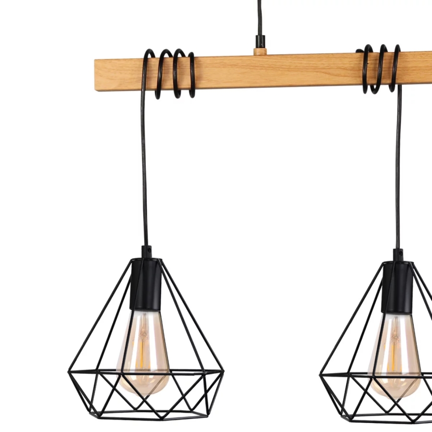 Lámpara colgante VIGO 3xE27/20W/230V