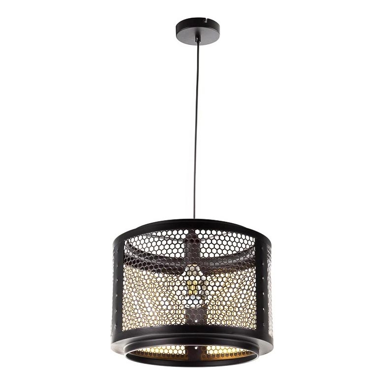 Lámpara colgante VITO 1xE27/40W/230V negro