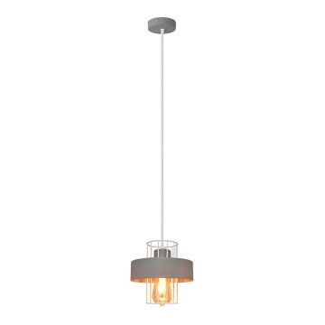 Lámpara colgante VOLTA 1xE27/15W/230V gris
