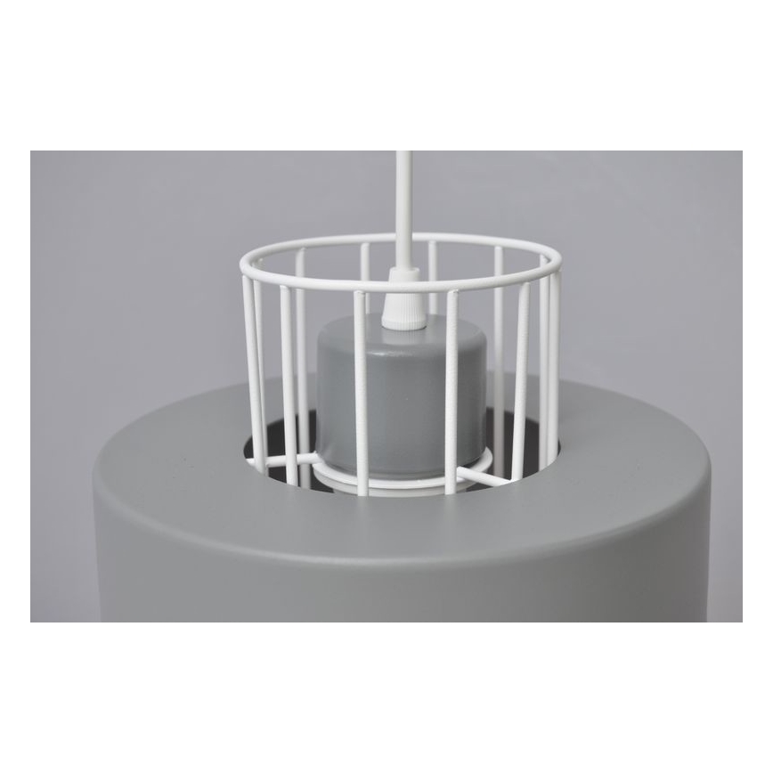 Lámpara colgante VOLTA 3xE27/15W/230V diá. 42 cm gris