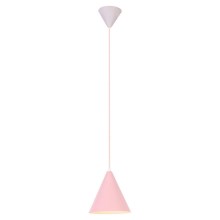 Lámpara colgante VOSS 1xE27/40W/230V rosa/blanco