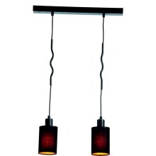 Lámpara colgante WERONA 2xE27/60W/230V