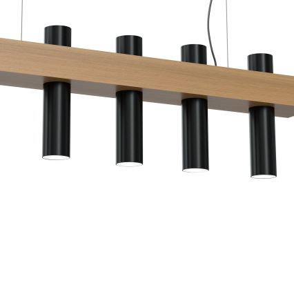 Lámpara colgante WEST 5xGU10/25W/230V negra