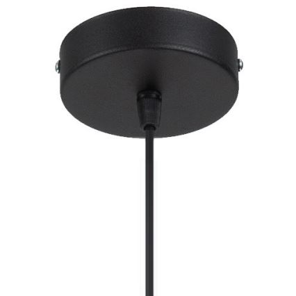 Lámpara colgante WILL 1xE27/60W/230V negro