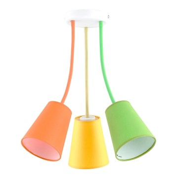 Lámpara colgante WIRE COLOUR 3xE27/60W/230V