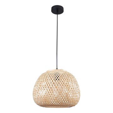 Lámpara colgante ZANZIBAR 1xE27/20W/230V diá. 35 cm bambú