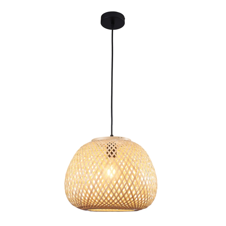 Lámpara colgante ZANZIBAR 1xE27/20W/230V diá. 35 cm bambú