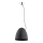 Lámpara colgante ZETES 1xE27/15W/230V negro