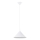 Lámpara colgante ZUMA 1xE27/15W/230V diá. 30 cm blanco
