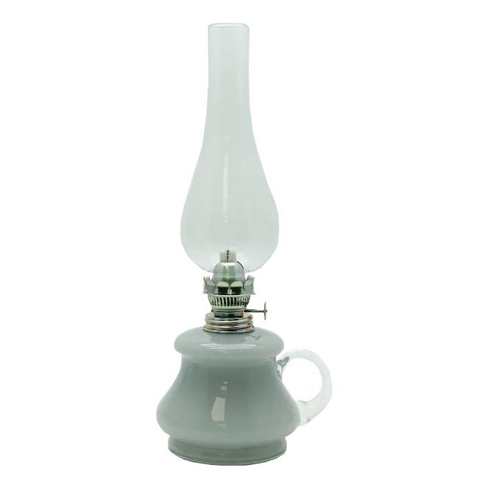 Lámpara de aceite TEREZA 34 cm gris ópalo