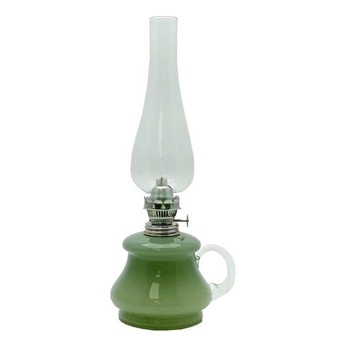 Lámpara de aceite TEREZA 34 cm verde bosque