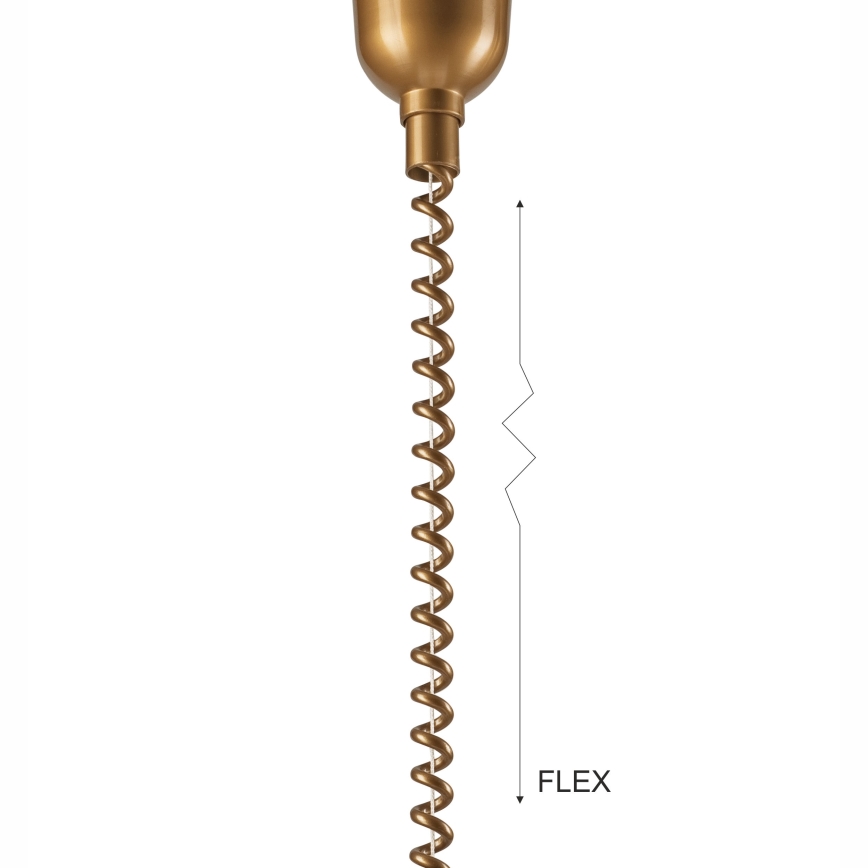 Lámpara de araña ajustable CHIARA 1xE27/60W/230V beige/haya