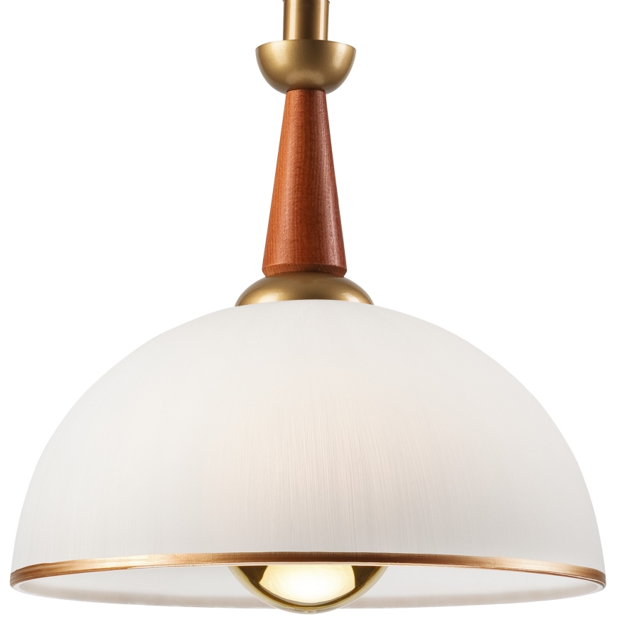 Lámpara de araña ajustable CHIARA 1xE27/60W/230V marón oscuro/haya