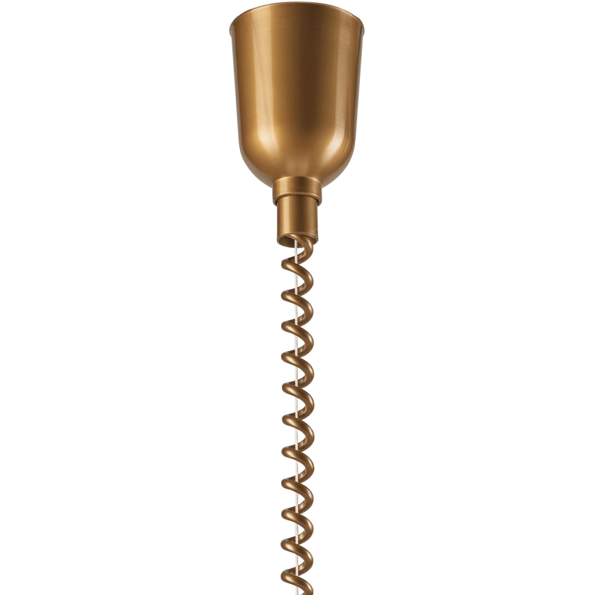 Lámpara de araña ajustable CHIARA 1xE27/60W/230V marón oscuro/haya