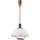 Lámpara de araña ajustable RAMONA 1xE27/60W/230V beige/marón oscuro/pino