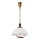 Lámpara de araña ajustable RAMONA 1xE27/60W/230V beige/marón oscuro/pino